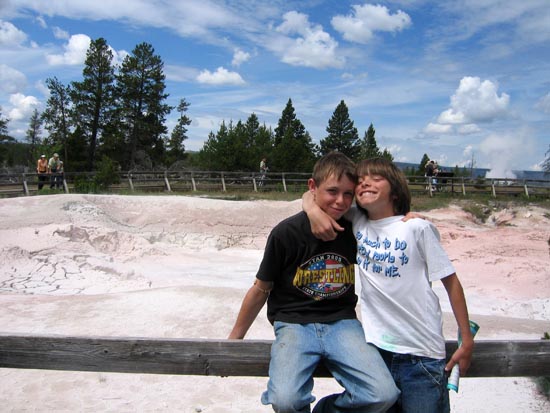 2006 family reunion in Yellowstone National Park